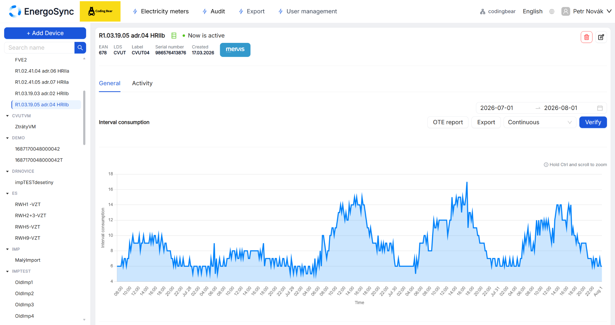 EnergoSync Dashboard
