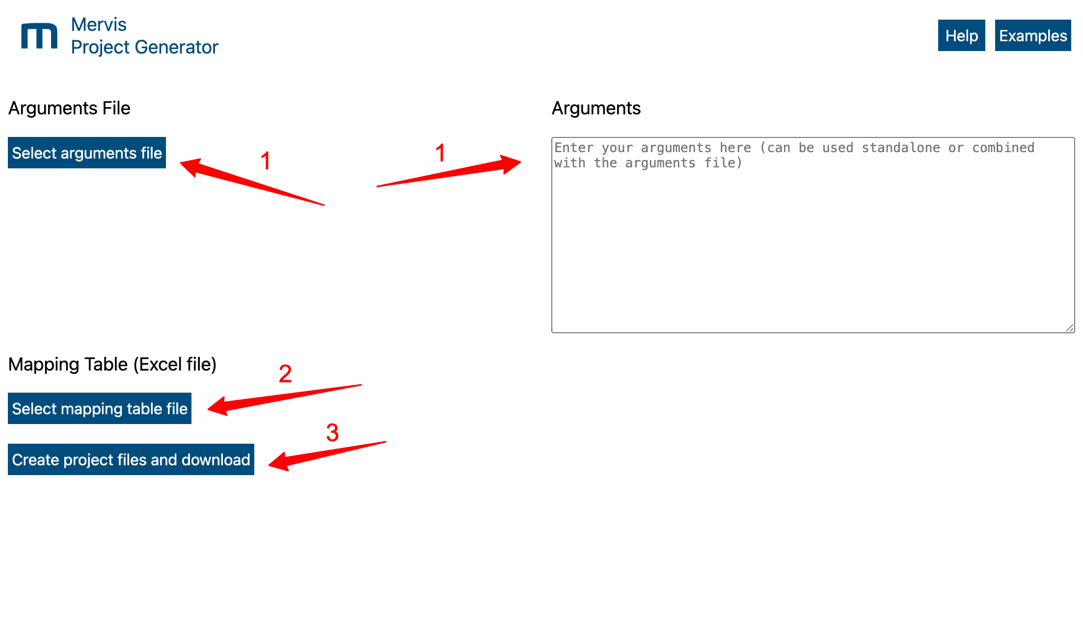 Mervis SCADA Project Generator Interface