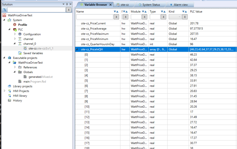 Dynamic Electricity Pricing in Mervis